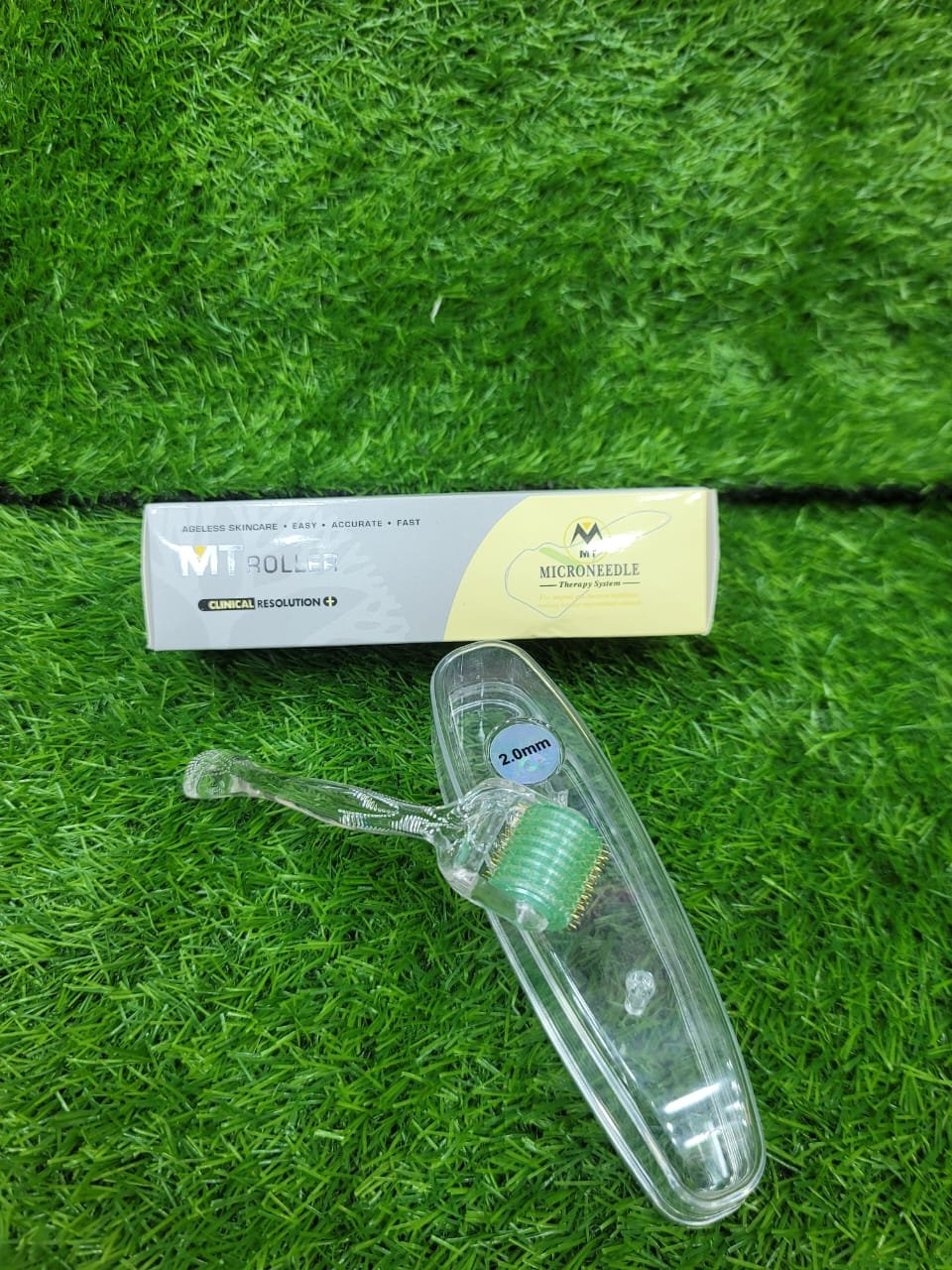 Derma Roller 2.0 Titanium Needles | Microneedling Beard Roller for Growth, Home Use for Skin Care, Face and Body Anti-aging, Wrinkle and Scar Removal, Pore Reduction, Hair Growth for Men Women - Image 3