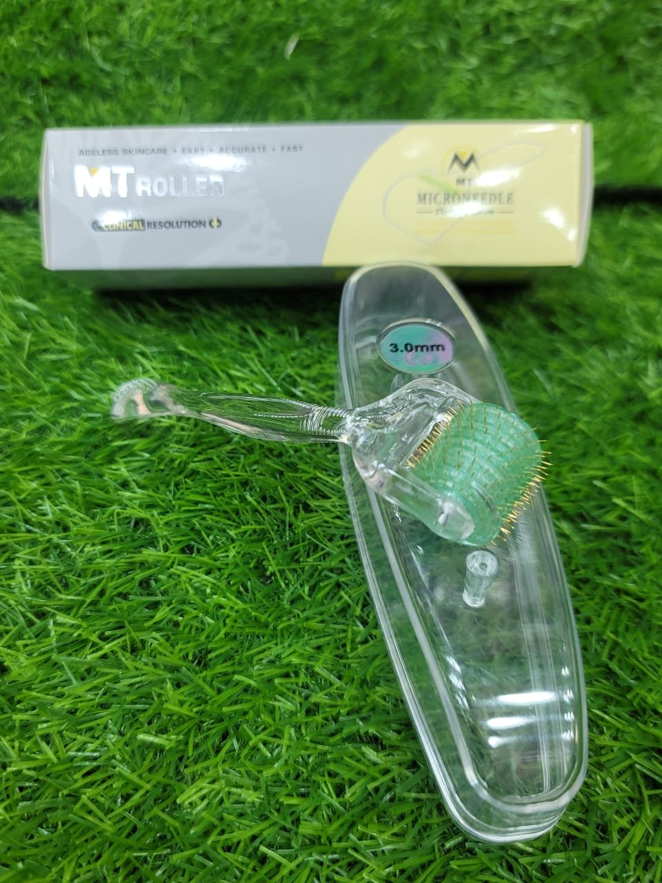 Derma Roller 2.0 Titanium Needles | Microneedling Beard Roller for Growth, Home Use for Skin Care, Face and Body Anti-aging, Wrinkle and Scar Removal, Pore Reduction, Hair Growth for Men Women - Image 4