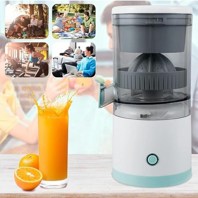 Portable Electric Citrus Juicer Hands-Free Rechargeable Orange Lemon Grapefruit Juicer Easy to Clean Juicer Machine | Orange, Lemon Juicer and Squeezer | Juice Extractor | Juice Blender - Image 2