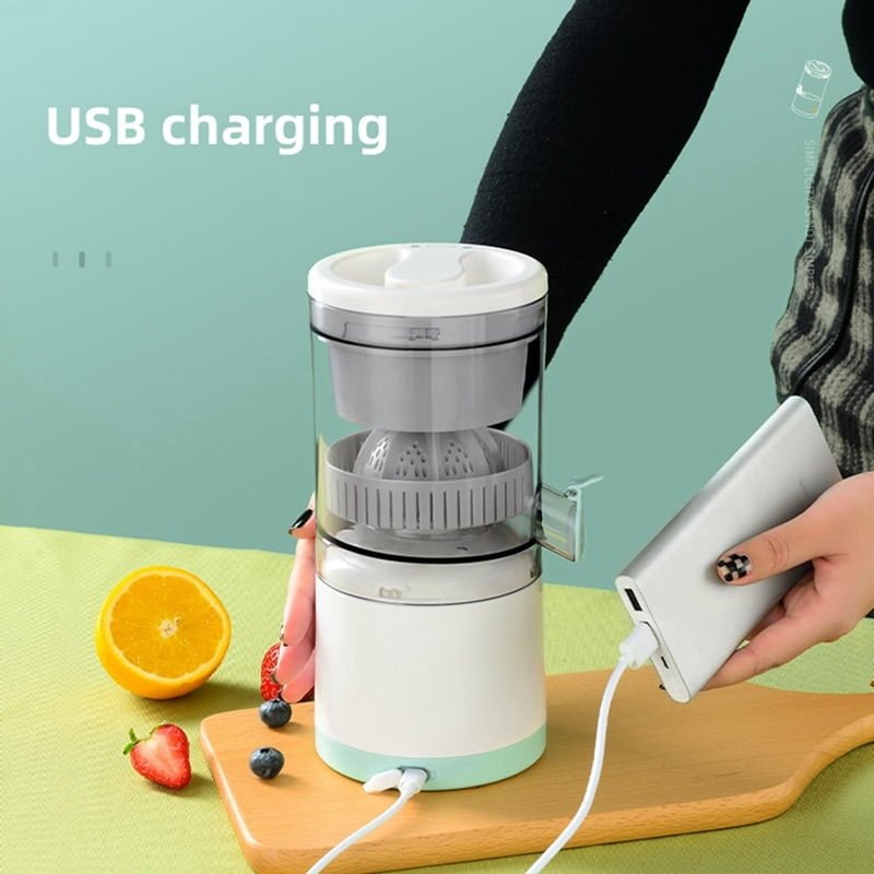 Portable Electric Citrus Juicer Hands-Free Rechargeable Orange Lemon Grapefruit Juicer Easy to Clean Juicer Machine | Orange, Lemon Juicer and Squeezer | Juice Extractor | Juice Blender - Image 7