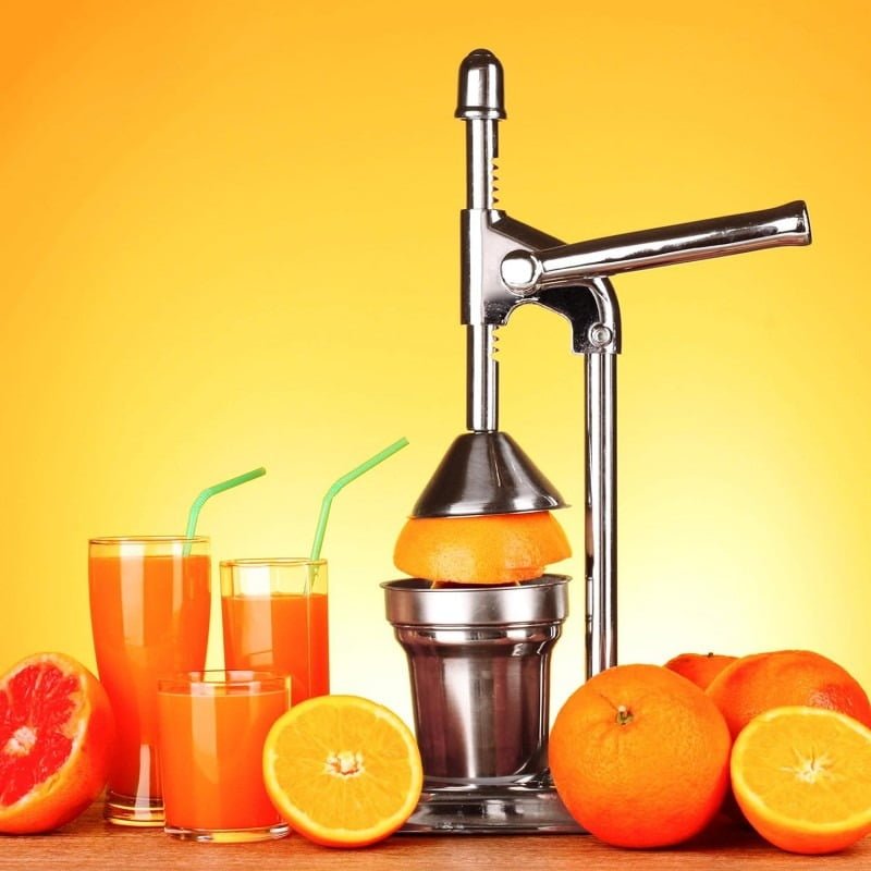Manual Juicer, Stainless Steel Hand Press Citrus Presser with Stainless Steel Cup, Portable Countertop Juice Squeezer for Lemon - Image 6