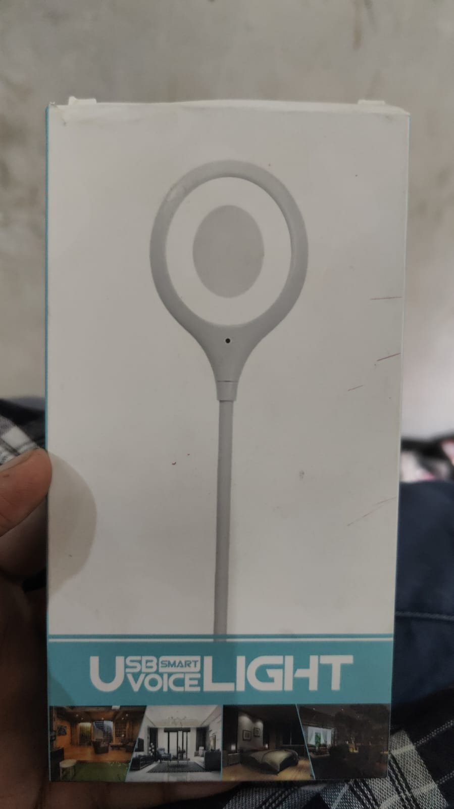 Usb talking light | Smart Voice Control Usb Light For Laptop, Sound Activated | Small Table Lamp, Flexible Goose Neck, for Bedroom, Bathroom, Hallway, Nursery, Kitchen Portable Outdoor LED Night Light - Image 2