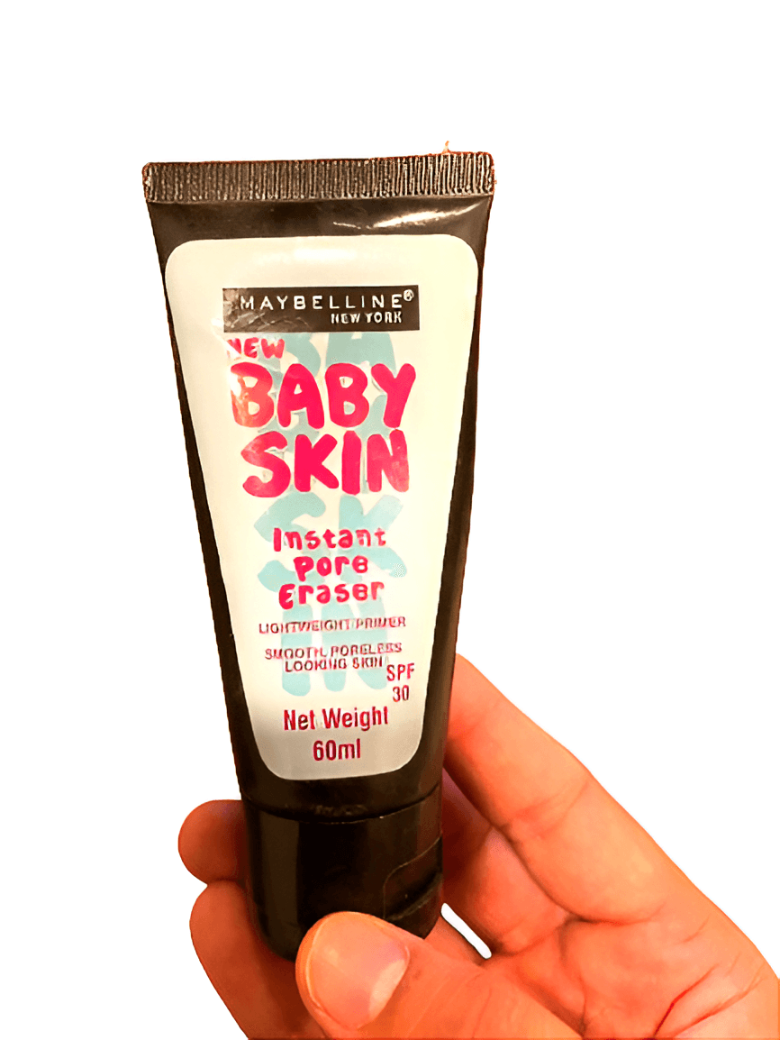 Maybelline Baby Skin Instant Pore Eraser | Light Weight Primer | Smooth Poreless Looking Baby Skin -- 60ml