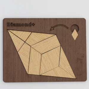 Diamond Mind master Wooden puzzle 4×6 inch size