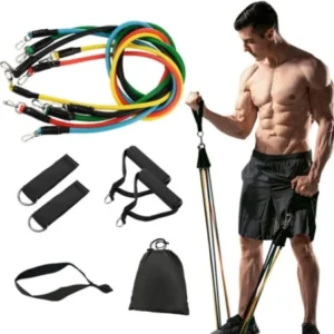 Power Exercise Resistance Band Set 5 in 1 Fitness Band Equipment for Men and Women