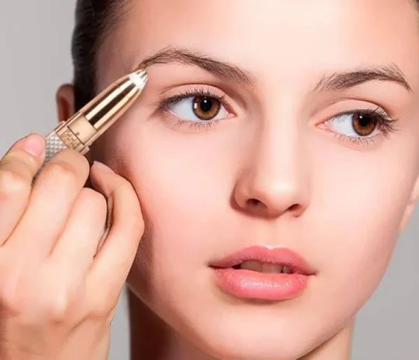 2 in 1 Flawless Facial Hair removal | 2 in 1 Women's Electric Epilator USB Charging Portable Hair Remover Bikini Painless Shaver for Women Body Facial Eyebrow Trimmer(random color ) - Image 6