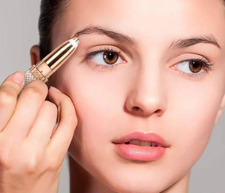 2 in 1 Flawless Facial Hair removal | 2 in 1 Women's Electric Epilator USB Charging Portable Hair Remover Bikini Painless Shaver for Women Body Facial Eyebrow Trimmer(random color ) - Image 14