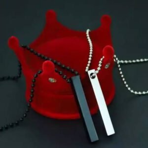 Boys Bar Necklace Pack Of 2  Materials Stainless Steel
