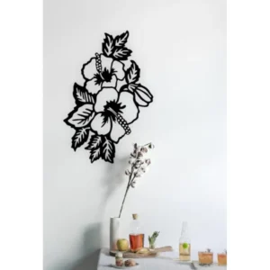 Beautiful Flower Wooden Wall Decoration.