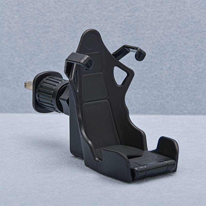 Racing Seat Design Car Mobile Phone | Fast and Furious Mobile Holder with 360° Rotateable AC Grill Grip Which can help Holder to move up and down so that AC winds will be free (Random colors) - Image 8
