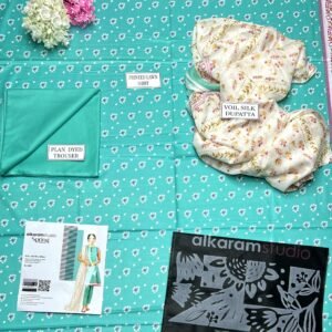 Alkaram Lawn 3 PIECES (Suite Code: 212)