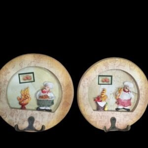 Round Hanging Key Holder (Random Design)