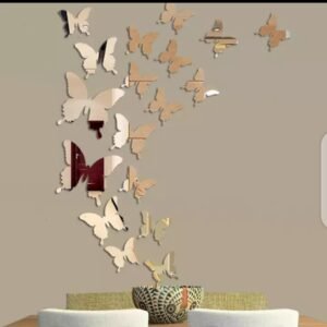 ( Acrylic )  Butterfly Mirror Wall Stickers