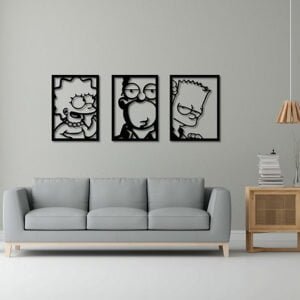 Simpsons Kids room decoration  MDF wood material