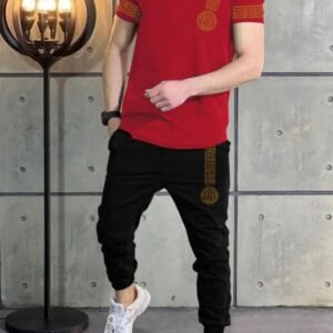 JBi Printed Summer vercase Red Tracksuit