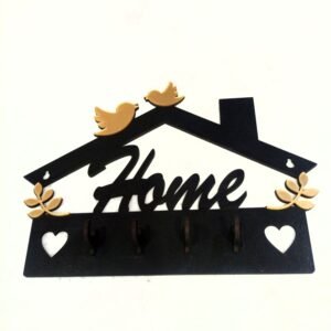 home Key holder6×7 inch size Wooden material