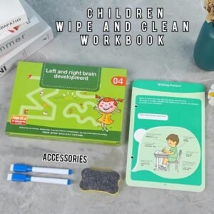 Magical Tracing Workbook Set Pen Control Training Book Reusable Practice Tracing Book (Stage04) (16 Pages )