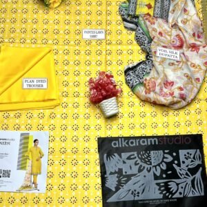 Alkaram Lawn 3 PIECES (Suite Code: 331 )