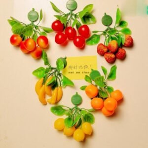 Fruits bunch magnets for decore home office shops ..(6 mix  Bunch set)
