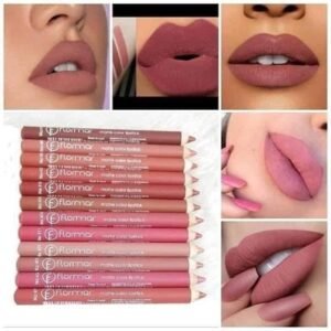 Pack Of 12 Flormar Matte NUDE SHADES High Quality Lip Pencils