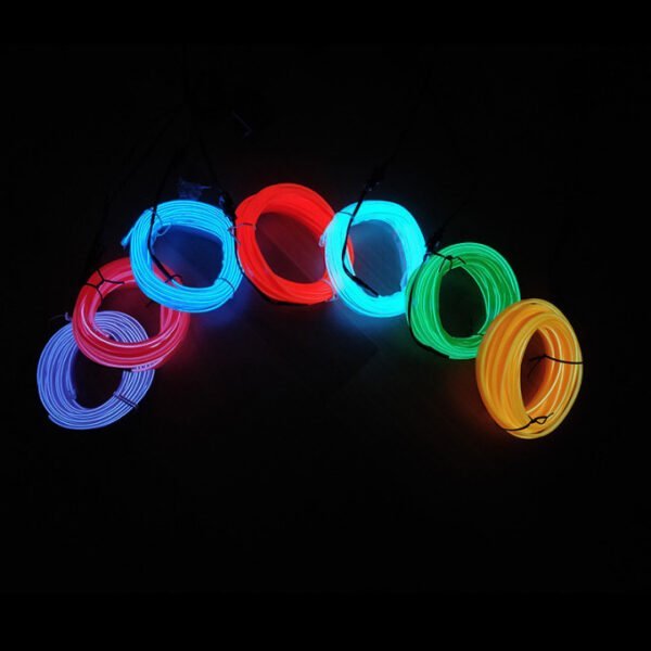Cool Light EL Wire 3 Meter Dashboard & Interior Decoration (random color) - Image 8