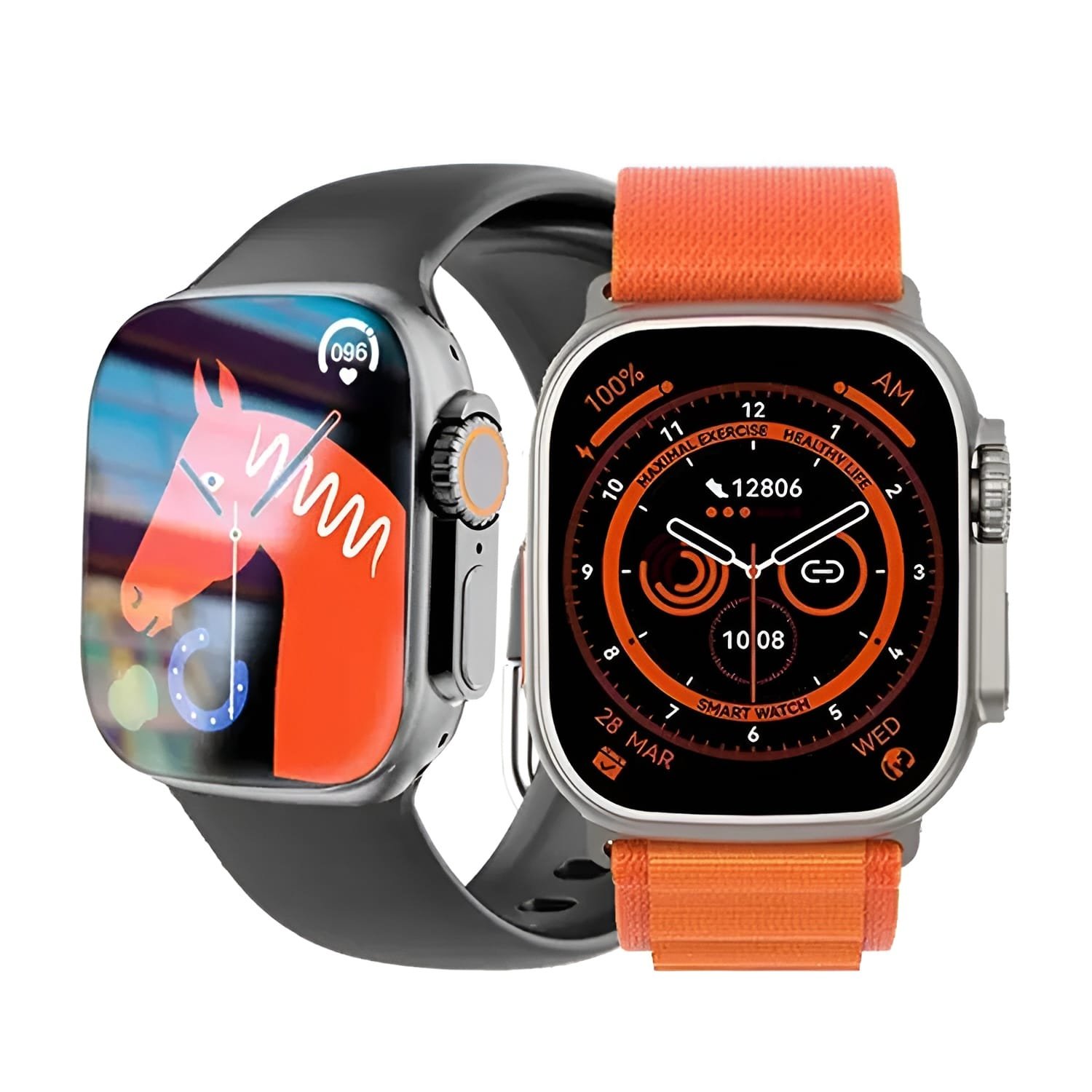 H8 Ultra Series 8 Smart watch for Outdoor Adventures (Random Colors) - Image 3