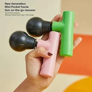 Rechargeable Mini Facial Gun Massager (Random color)