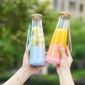 Portable & Rechargeable Battery Mini Juice Blender | Electric Juicer, Anti Drip Blender, Mini Shake Smoothie Blender, Portable Rechargeable Juicer (Random color)