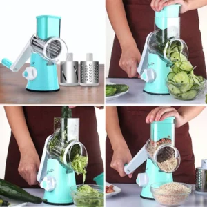 TABLE TOP DRUM GRATER VEGETABLE CUTTER (Random colors)
