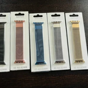 Stainless Steel Milanese Magnetic Mesh Loop Smart Watch Band Strap Metal Watchband - (Random Color & Design)