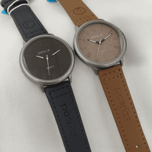 Positif Watch Leather Strap With Normal Box ( random color )