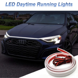 Car LED Hood Daytime Running Waterproof Flexible Light - White (180 Cm) (Random color)