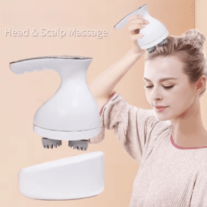 Cordless Hair Scalp Massager- Chargeable Head Massager with Kneading  Nodes, Handheld Portable Head Scratcher (Random Color)