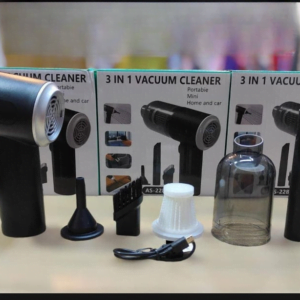 3 In 1 Portable Vacuum Cleaner Duster Blower Air Pump Wireless Hand-Held Cleaning For Car Home PC