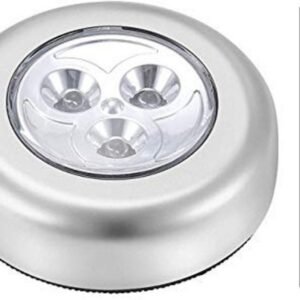 LED Tap Light, Stick on Push Button Touch Lights Battery Powered Lights for Closets, Under Cabinets, Counters, Bright Wireless Night Light Indoor Tap Touch Lamp for Kids